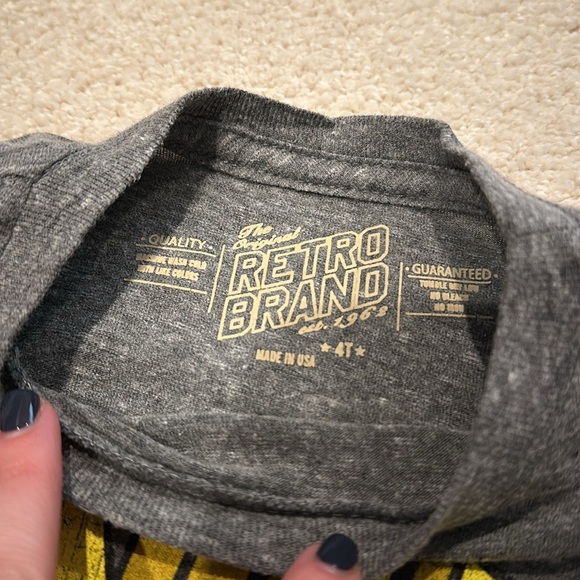 Retro Brand Long Sleeve Tee Shirt - Picture 2 of 2